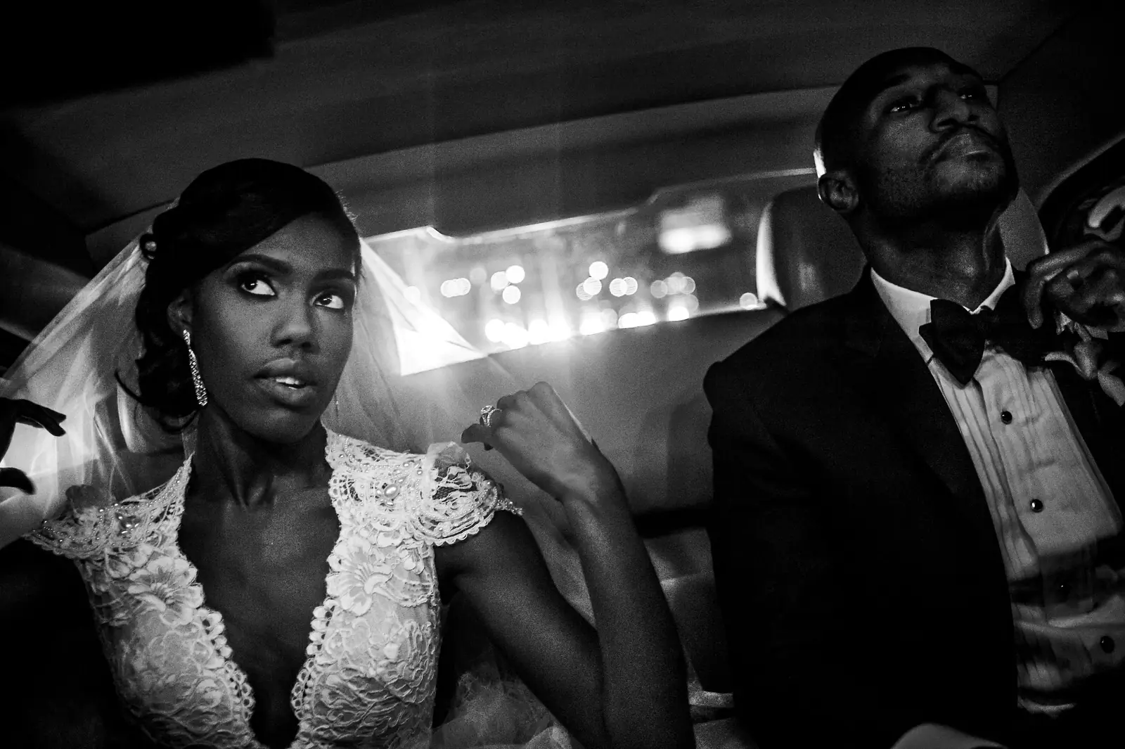 Friends together during a wedding day