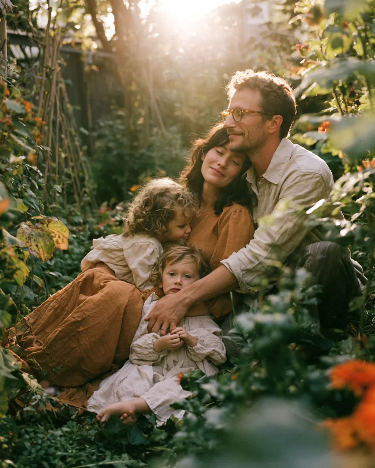 Family portrait by Nora Vance